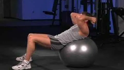 Weighted Stability Ball Crunch