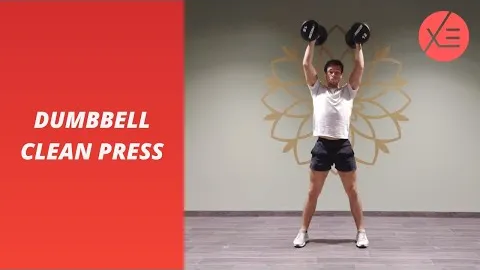 Dumbbell Clean and Press