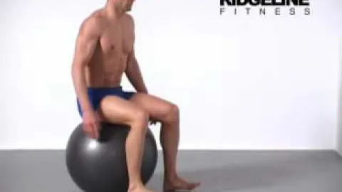 Swiss Ball Supine Lateral Roll