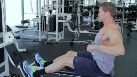 Seated High Cable Row