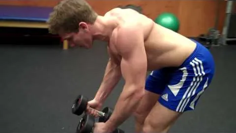 BENT-OVER DUMBBELL LATERAL RAISE