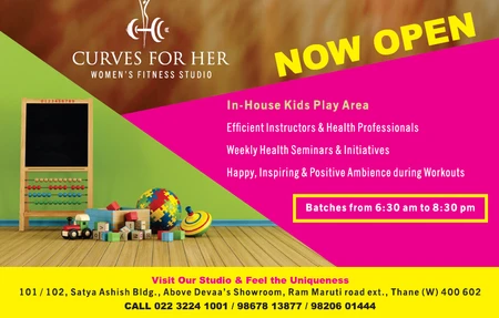 Curves For Her Fitness Studio In Thane For Ladies Only Aerobics Zumba Yoga Crossfit Dance Fitness