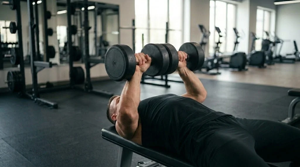 Close Grip Dumbbell Bench Press: Chest & Triceps exercise