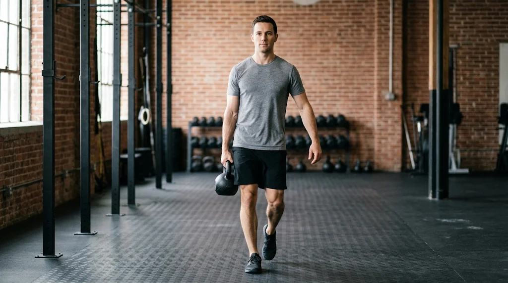 Kettlebell Suitcase Carry: Anti-Lean Core & Grip Carry exercise
