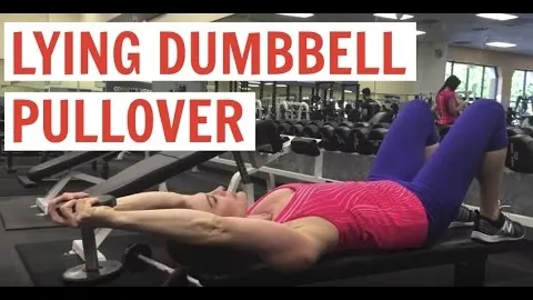 Lying Down Single Arm Dumbbell Pullover