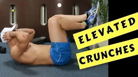 Crunch with Legs Elevated