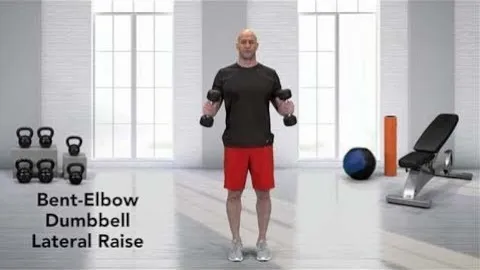 Bent-Elbow Dumbbell Lateral Raise