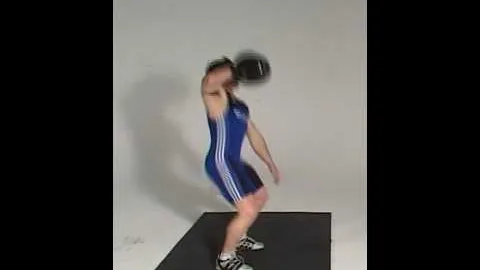 Arm Dumbell Power Snatch Side