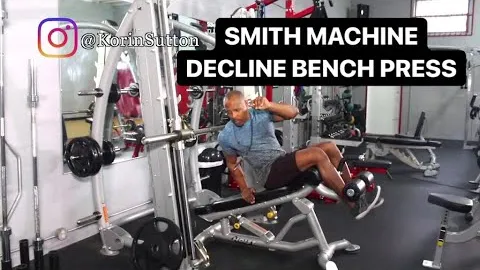 Decline Bench Press On Smith Machine