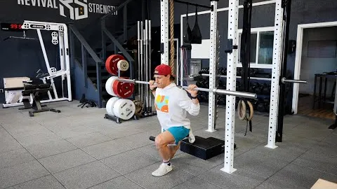 Back Rack Rear Foot Elevated Split Squat