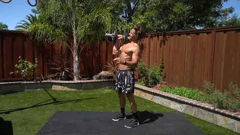 Dumbbell Clean to Windmill Press