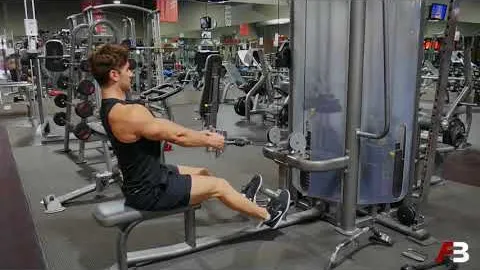 SEATED CABLE ROW V BAR HANDLE