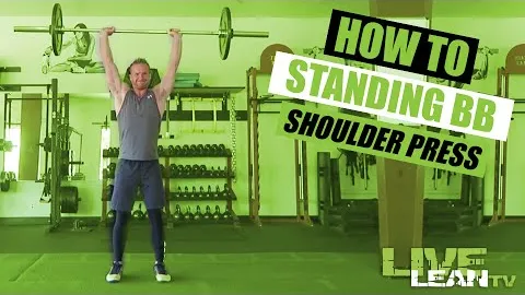 Standing Barbell Shoulder Press