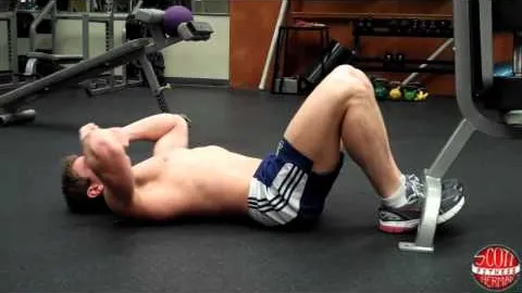 Hip-Thrust Crunch with Oblique Twist