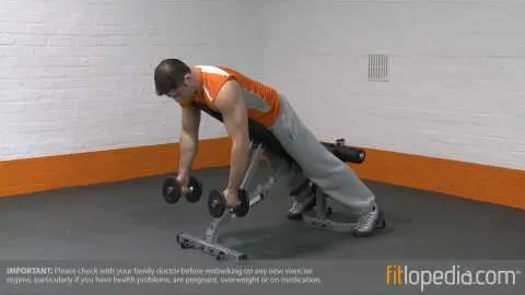 Incline Prone Dumbbell Row