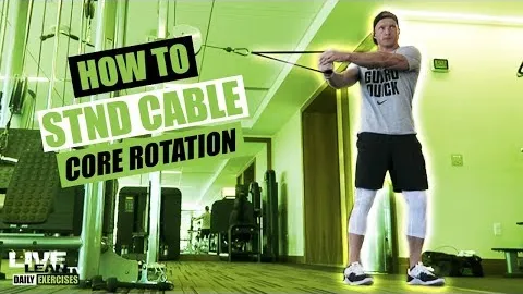 STANDING CABLE CORE ROTATION