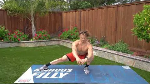 Slide Board Lateral Lunge