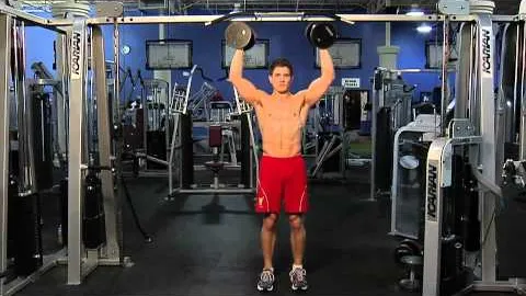 Standing Palms In Dumbbell Press
