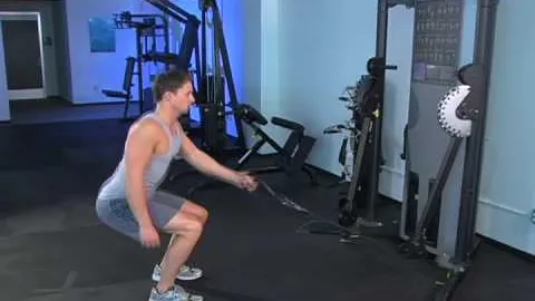 Single Cable Squat And Row