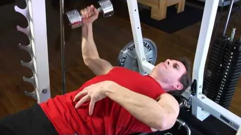 One-Arm Dumbbell Bench Fly