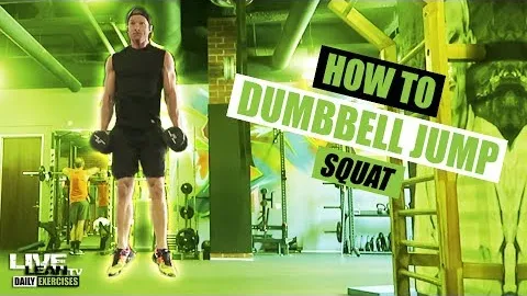 Dumbbell Jump Squat