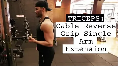 Triceps Cable Reverse Grip Single Arm Extension