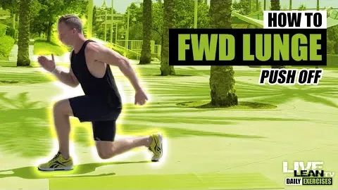 ALTERNATING FORWARD LUNGE PUSH OFF