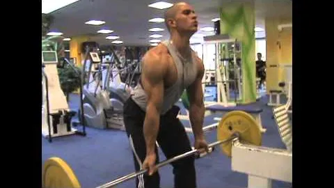 Barbell Row with underhand Grip