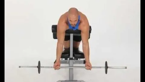 Barbell Spider Curl
