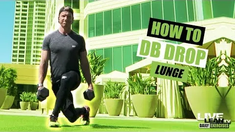 DUMBBELL DROP LUNGE