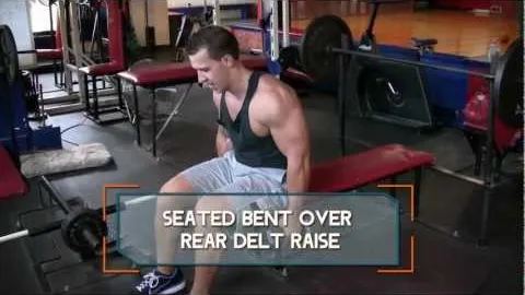 Seated Bent-Over Rear Delt Raise