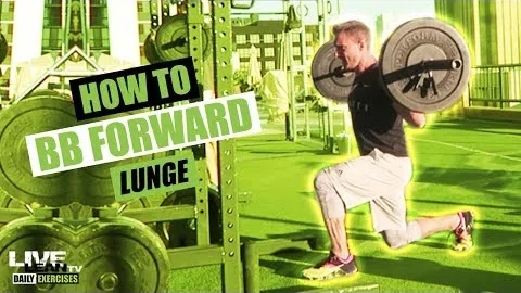 BARBELL FORWARD LUNGE