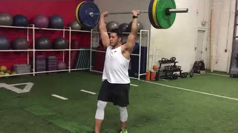 Overhead Barbell Carry