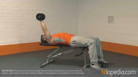 Lying Down Single Arm Dumbbell Pullover