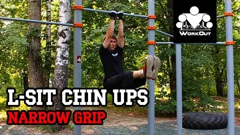L-sit Chin-Up Narrow grip