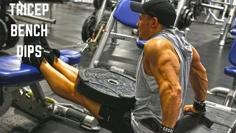WEIGHTED TRICEP BENCH DIP