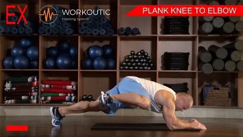 PLANK KNEE TO ELBOW