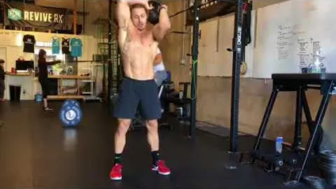 Goblet Squat Curl with Halo Flow