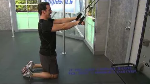Straight Arm Lat Pulldown With Resistance Bands