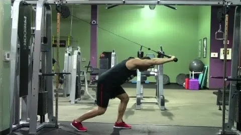 Bent Over Rope Triceps Extension