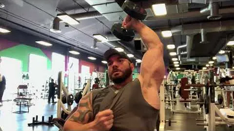 Single Arm Dumbbell French Press
