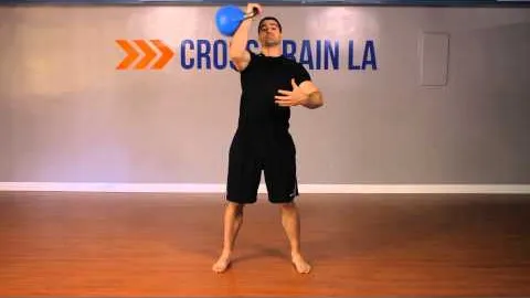 Single-Arm Clean & Press Exercise : Kettlebell Workouts & Exercises