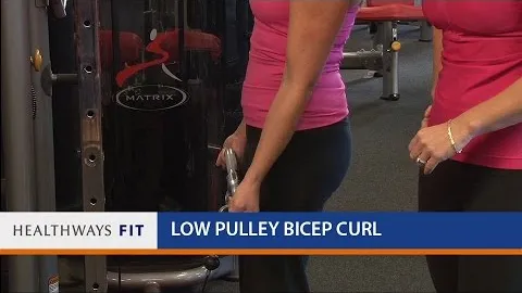 Low Pulley Biceps Curl