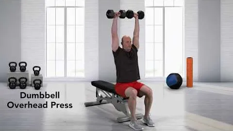 Seated Dumbbell Overhead Press