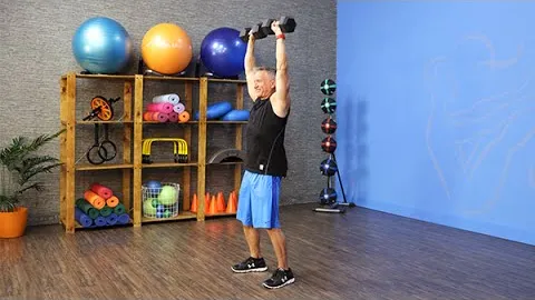 Biceps Curl to Overhead Press