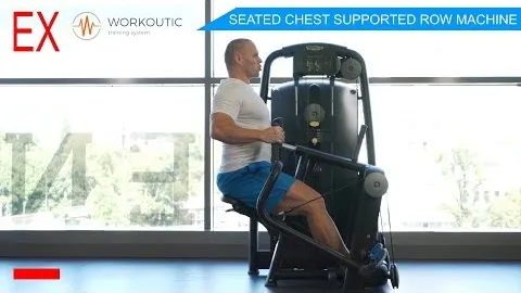 SEATED CHEST SUPPORTED ROW MACHINE