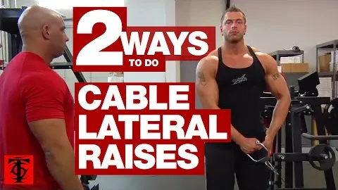 Cable One Arm Side Lateral Raise