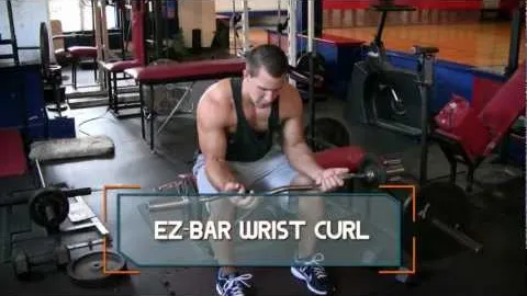 EZ Bar wrist curl