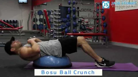 Bosu Ball Crunch