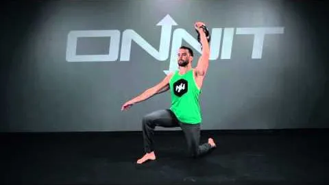 Half-Kneeling One Arm Kettlebell Snatch